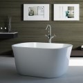 Rectangle Freestanding Tub with Curving Corners
