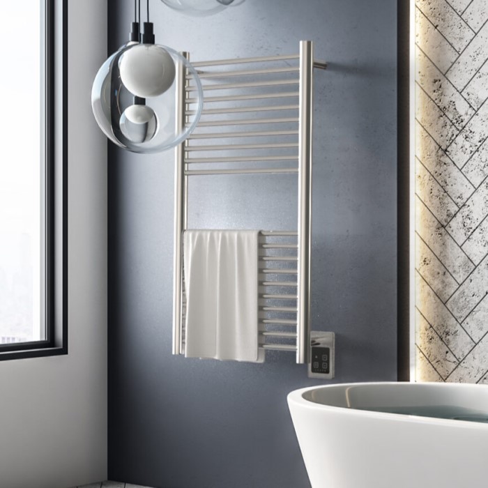 Antus A2036 Narrower 20 Bar Towel Warmer in Polished