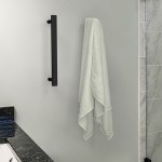 2 Bars Vertical, Integral Control, Square Style, Matte Black