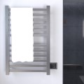 Square Style Brushed Towel Warmer with 12 Cross Bars in Brushed