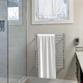 Transitional Style Polished Towel Warmer with 6 Cross Bars