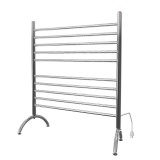 Wide Freestanding Towel Warmer with 10 towel Bars