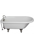 Clawfoot Tub with Tub Faucet