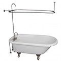 Tub Kit | Tub & Faucets with Shower Rod