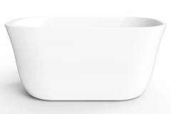 Rectangle Freestanding Tub with Curving Corners