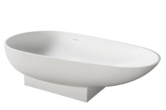 Modern Egg Shaped Pedestal Bath