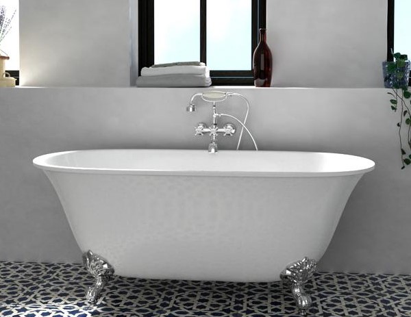 Imperia freestanding bathtub for two, Large soaker tub