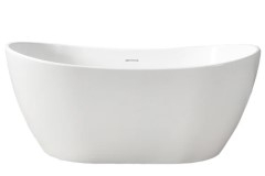 Modern Double Slipper Resin Tub