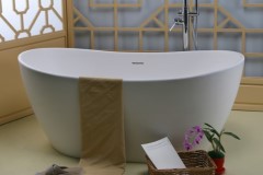 Modern Double Slipper Resin Tub