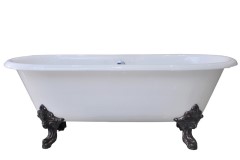 Double Roll Top Tub with Imperial Feet