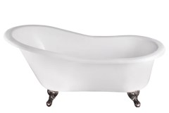 Clawfoot Slipper Tub Flat Rim