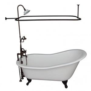 Deck Faucet with Hand Shower, Supplies, Shower Set, Slipper Clawfoot Tub