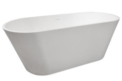 Oval Tub with Flared Sides, Slotted Overflow