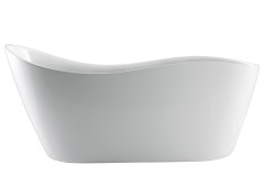 Curving Slipper Style Bath with Modern Styling