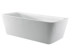 Modern Recangle Bathtub with Flat Rim