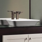 Rectangle Vessel Sink with Angled Sides Matching Addison Freestanding Bath