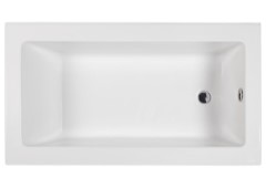 Small, Rectangle Bath, End Drain