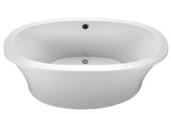 Oval Freestanding Bath Tub with Center Drain