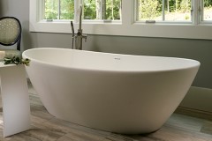 Double Slipper Bath, Solid Surface