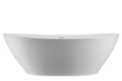 Double Slipper Bath, Pedestal Base, Solid Surface