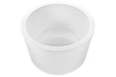 Freestanding Round Japanese Style Bath, Wide Rim