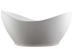 Double Slipper Bath with Integral Pedestal Base