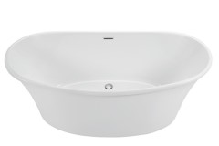 Oval Double Slipper Freestanding Tub