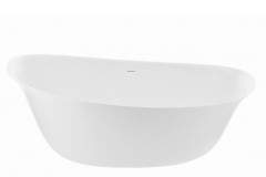 Asymmetrical Slipper Tub, One Back Rest Rises Higher than the Other