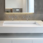 Long Rectangle Unermount Sink with Covered Drain
