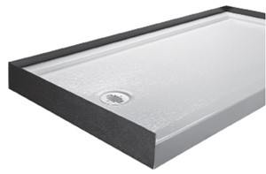 shower tile pan flange mti base boutique threshold abs pans facilitate included installation tubz