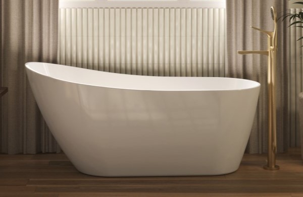 Oval, Slipper Acrylic Freestanding Tub