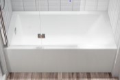 Rectangle Bath with Front Skirt and Tile Flange