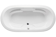 Oval Tub with Center Side Drain, 4 Armrests