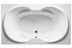 Rectangle 60 x 42 Tub, Center Side Drain, Raised Back Rests & Armrests