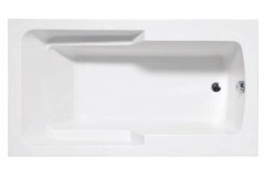 Rectangle 60 x 32 Tub, End Drain, Armrests