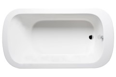 Oval 60 x 32 Tub, Modern Rim, End Drain