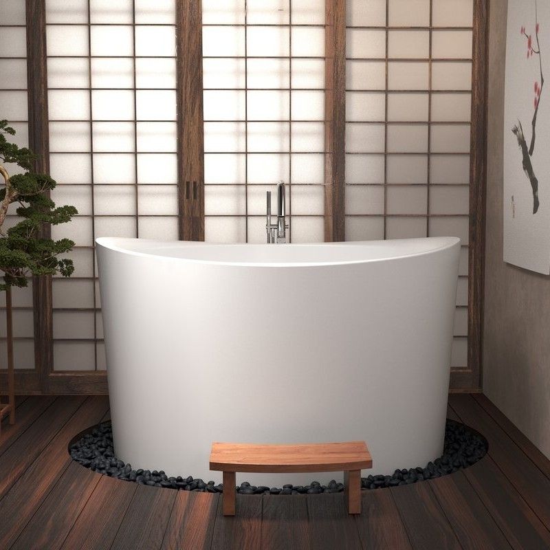 ᐈ 【Aquatica True Ofuro Duo Freestanding DurateX Japanese Soaking Bathtub】  Buy Online, Best Prices