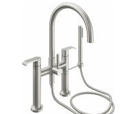 Wall Bridge Faucet, Curving Spout, Libretto Handles