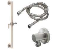 Lever Handle, Grab Bar with Hand Shower Slide & Hose