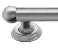 Shower Grab Bar, Ball End, Lined Base