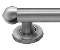 Shower Grab Bar, Ball End, Concave Base