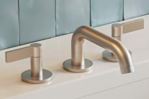 Lever Handle Widespread Sink Faucet