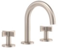 Sink Faucet, Curving Spout, Cross Handles