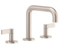 Sink faucet with Squared Spout, Post Handles