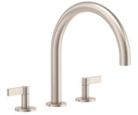 Tub Faucet Curving Spout, Cayucos Lever Handles