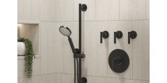 Thermpstatic Shower with Slide Bar