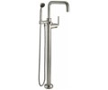 Lever Handle, Single Post, Squared Spout Freestanding Faucet