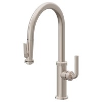 Squeeze Pull Down, High Arch Kitchen Faucet, Smooth Lever Handle