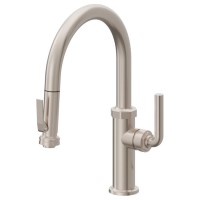 Squeeze Pull Down, Low Arch Kitchen Faucet, Smooth Lever Handle