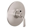 Round Trim Plate, Smooth Lever